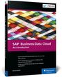 „SAP Business Data Cloud: An Introduction“ von Geetha Bobbili, bunte Fäden-Illustration, Rheinwerk Publishing-Logo.