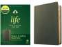 : NLT Life Application Study Bible, Third Edition (Red Letter, Genuine Leather, Olive Green), Buch