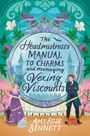 Buchtitel: The Headmistress's Manual. Illustration mit Mann, Frau, Katze, floralen Motiven und einem Schloss im Hintergrund.