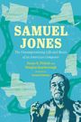 "Samuel Jones: The Uncompromising Life and Music of an American Composer." Illustration eines Mannes mit Noten.