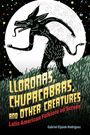 „Lloronas, Chupacabras, and Other Creatures“: Ein schwarzes, drachenartiges Wesen vor Mond und Sternen. Autor: Gabriel Eljaiek-Rodríguez.