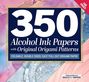 Bradley S Tompkins: 350 Alcohol Ink Papers with Little Origami Designs, Buch