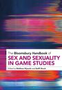 „The Bloomsbury Handbook of Sex and Sexuality in Game Studies“, editierte von Matthew Wysocki und Steffi Shook. Bunte Streifen.