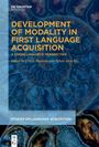 Development of Modality in First Language Acquisition, Buch