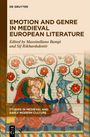Emotion and Genre in Medieval European Literature, Buch