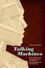Text: "Rebecca Roach, Talking Machines: How Poets and Programmers Invented Conversational Computing." Gezeigt sind Lochkarten.