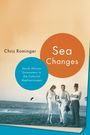 "Sea Changes: North African Encounters in the Colonial Mediterranean" von Chris Rominger. Drei Personen am Strand.