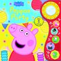 : Peppa Pig - Peppas Party - Soundbuch mit Lichteffekt - interaktives Pappbilderbuch mit leuchtendem Kristall-Licht und je 5 zauberhaften Geräuschen und Liedern - Peppa Wutz, Buch