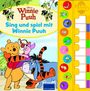 : Disney Winnie Puuh - Sing und spiel mit Winnie Puuh - Liederbuch mit Klaviertastatur - Vor- und Nachspielfunktion - 10 beliebte Kinderlieder - Soundbuch, Buch