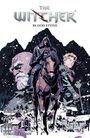 “The Witcher: Blood Stone.” Ein Krieger auf einem Pferd, schneebedeckte Berge, alte und junge Gesichter im Hintergrund.