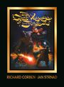 "The Last Voyage of Sinbad" in geschwungener Schrift, darunter Gestalten und Schätze, mystische Szene. Darsteller: Richard Corben, Jan Strnad.