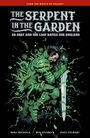 "The Serpent in the Garden: Ed Grey and the Last Battle for England"; Illustration eines Mannes in grüner Rüstung mit Pflanzen.