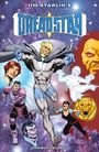 "JIM STARLIN'S DREADSTAR" und "OMNIBUS VOLUME 3". Superhelden in actionreichen Posen im Weltraum.