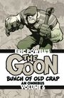 Text: "ERIC POWELL'S THE GOON BUNCH OF OLD CRAP AN OMNIBUS VOLUME 6." Illustration eines kräftigen Mannes mit Mütze.