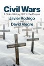 Text: "Civil Wars: A Global History, 1917 to the Present", Javier Rodrigo, David Alegre. Schneebedeckte Holzkreuze im Hintergrund.