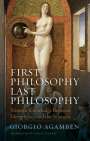 Giorgio Agamben: First Philosophy Last Philosophy, Buch