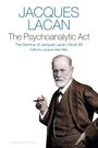 "JACQUES LACAN The Psychoanalytic Act" oben, ein Mann mit Bart im braunen Anzug hält eine Zigarre.