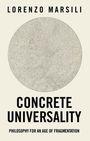 Text: "Lorenzo Marsili, Concrete Universality, Philosophy for an Age of Fragmentation." Illustration: Ein detaillierter runder Kreis.