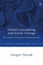 "Global Lawmaking and Social Change: The Varieties of Customary International Law." Blaues abstraktes Muster, Hirschlogo obenlinks.