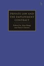 Private Law and the Employment Contract, Buch