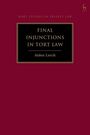 "FINAL INJUNCTIONS IN TORT LAW" von Aiden Lerch. Rotbrauner Hintergrund, schlichtes Design.