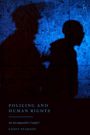 "Policing and Human Rights. An Incompatible Couple? Geoff Pearson." Silhouetten auf blauem Hintergrund, rechts ein Logo.