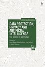 Titel: Data Protection, Privacy and Artificial Intelligence: The World is Watching. Herausgeber: Jonas Breuer et al. Hintergrund: Schaltkreisdesign.