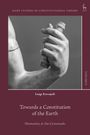 Texte: "Hart Studies in Constitutional Theory", "Luigi Ferrajoli", "Towards a Constitution of the Earth". Statue einer Hand.
