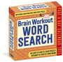 Workman Calendars: Brain Workout Word Search Page-A-Day(r) Calendar 2025, KAL