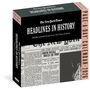 Workman Calendars: New York Times Headlines in History Page-A-Day(r) Calendar 2026, KAL