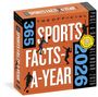 Workman Calendars: Official 365 Sports Facts-A-Year Page-A-Day(r) Calendar 2026, KAL