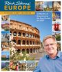 Titel "Rick Steves' Europe" mit Kolosseum im Hintergrund. Text: "12 Months of Experiencing the Real Europe for 2027".
