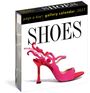 "SHOES", "page·a·day gallery calendar 2027", pinker High Heel Schuh mit auffälligen, geschwungenen Details.