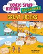 Titel: "Comic Strip History Adventures: Great Greeks".  
In der Geschichte geht es um die Belagerung von Troja.