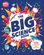 Titel: "The Big Science Book - 125 Questions and Answers". Info Mania-Logo mit Illustrationen wie Rakete, Wal und Apfel.