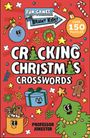 „CRACKING CHRISTMAS CROSSWORDS“, „Over 150 puzzles“, „FUN GAMES FOR BRAINY KIDS“, bunte Weihnachtsmotive.