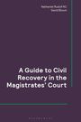 Titel: "A Guide to Civil Recovery in the Magistrates’ Court". Autoren: Nathaniel Rudolf KC, David Bloom. Dunkler Hintergrund.