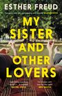 "MY SISTER AND OTHER LOVERS" ist in gelber Schrift. Im Hintergrund Menschen, die entspannt auf einer Wiese liegen.