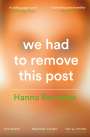 Hanna Bervoets: We Had To Remove This Post, Buch