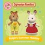 „Sylvanian Families. Ralph's Summer Holiday. An Official Sylvanian Families Story.“ Ein Igel und ein Hase mit Springseilen.