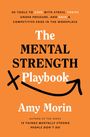 "50 Tools to Cope with Stress", "The Mental Strength Playbook", "Amy Morin". Orange Hintergrund, schwarzer Text.