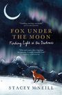 „Fox Under the Moon: Finding Light in the Darkness“ von Stacey McNeill. Illustration eines Fuchses bei Nacht.
