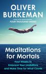 Oliver Burkeman: Meditations for Mortals, Buch