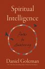 "Spiritual Intelligence: Paths to Awakening" oben, "Daniel Goleman" unten. Illustration: Buntes Kreisband mit zwei Vögeln.