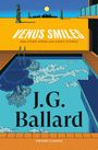 "VENUS SMILES and other Vermilion Sands stories" oben, "J.G. Ballard" unten. Illustration: Wüste, Pool, Palmen, Gebäude.