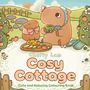 "Cherry Lam Cosy Cottage: Cute and Relaxing Colouring Book". Zwei putzige Tiere picknicken in einer idyllischen Landschaft.