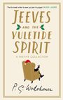 "Jeeves and the Yuletide Spirit: A Festive Collection" von P.G. Wodehouse. Illustration: Person im Sessel, trinkt Cocktail.