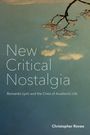 Christopher Rovee: New Critical Nostalgia, Buch