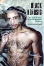 Text: „BLACK KENOSIS. The Erotic Undoing of African American Literature. Kirin Wachter-Grene.“  
Ein Mann mit freiem Oberkörper hinter zersplittertem Glas.