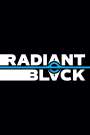 „RADIANT BLACK“ in weißen Großbuchstaben auf schwarzem Hintergrund, blaue Linie trennt die Wörter.